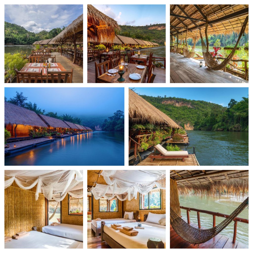 3. เรือนแพจังเกิลราฟท์ รีสอร์ท (River Kwai Jungle Rafts Resort)